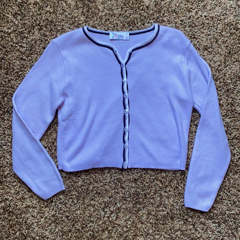 kids lavender sweater